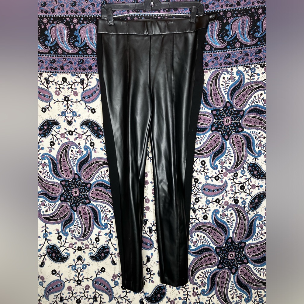 Talbots Portland Pant faux leather 4